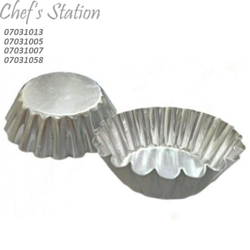 Flat Base Aluminium Egg Tart Mould