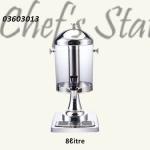 1. Juice Dispenser Single Tank Silver Handle 8Litre