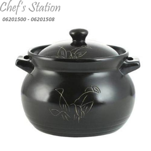 Black Claypot Soup Pot