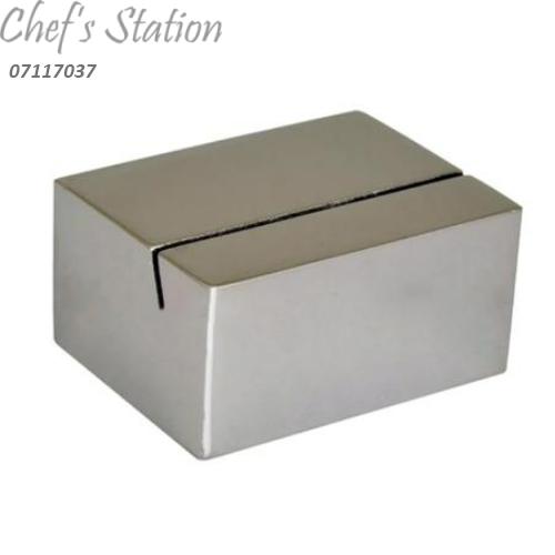 Rectangle Menu Holder Stainless Steel
