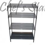 Ventilated Chromed Wire Storage Rack