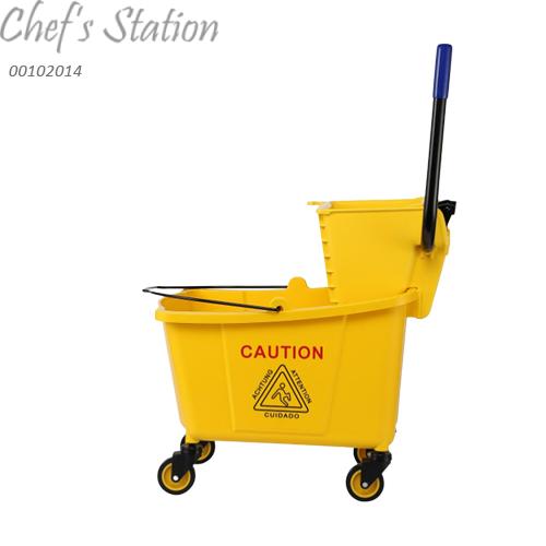 Single Mop Wringer Cart 32L