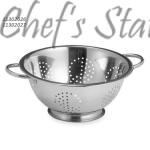 S/S Round Double Handle Colander With Stand