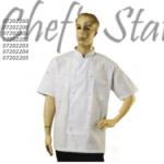 Short Sleeve Chef Uniform White Button