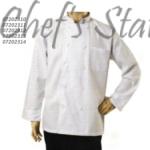 Long Sleeve Chef Uniform White Button