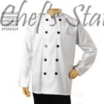 Long Sleeve Chef Uniform Black Button