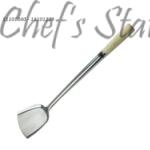 Stainless Steel Frying Ladle Wooden Handle