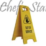 Out Of Service Standing Sign
