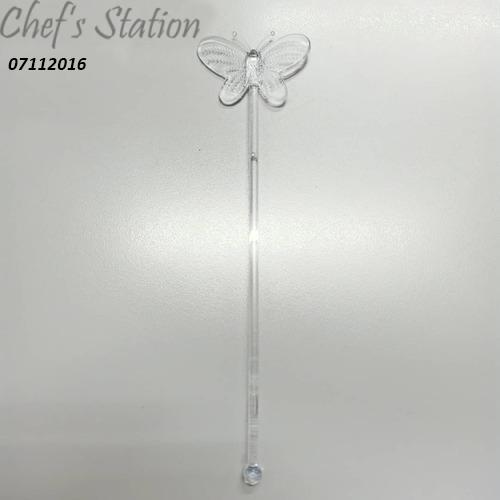 Plastic Transparent Heart Shape Stirrer