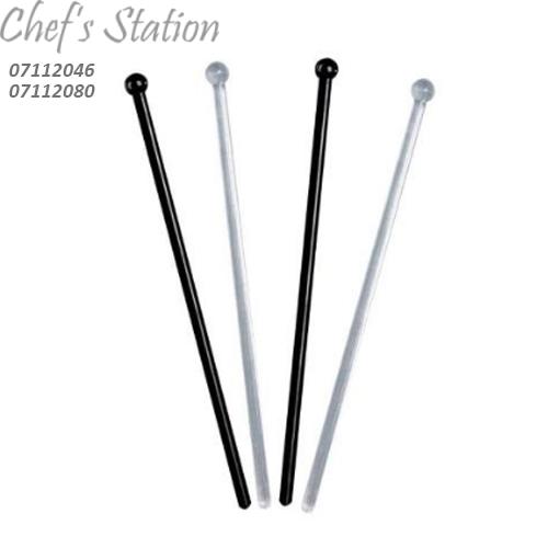 Stirrer Black and Transparent White