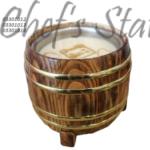 Wooden Barrel with Inner Stainless Steel Pot