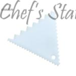 Triangle Shape Pointed Teeth Scraper