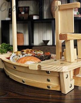 Sushi Wooden Boat