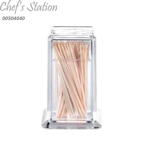 Acrylic Square Shape Toothpick Holder – ChefStation.com.my