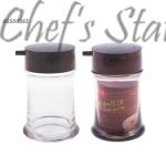 Acrylic Oil Container With Brown Lid