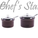 Acrylic Seasoning Container With Brown Body