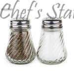 Glass Pepper Shaker Stainless Steel Cover