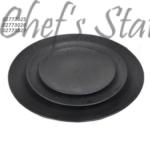 Ceramic Plate 7.75-12 inch Matte Black