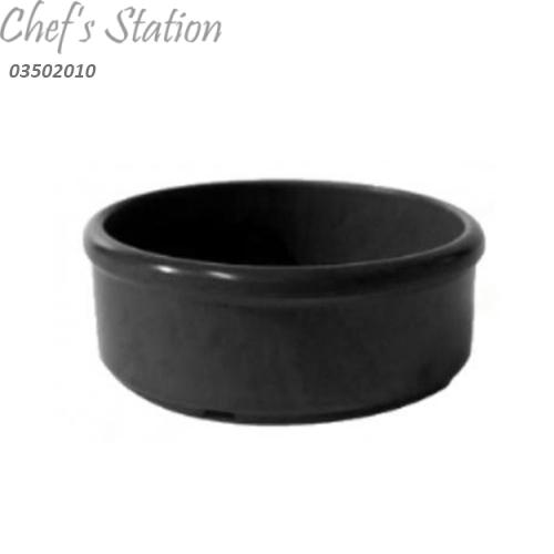 Terracotta Round Dish (Black)