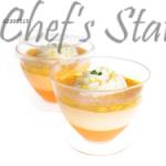 Round Shape with Lid and Stand Dessert Cup 250ml