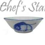 Porcelain Bowl 6" (Fish Pattern)