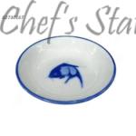 Porcelain Sauce Dish (Fish Pattern) 4"