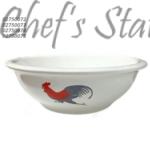 Porcelain Thick Bowl (Cock Pattern)