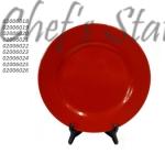 Red Round Plate