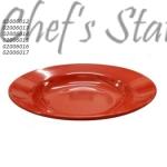 Red Round Deep Plate