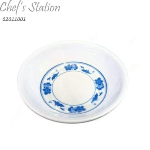 Blue Lotus Design Sauce Dish