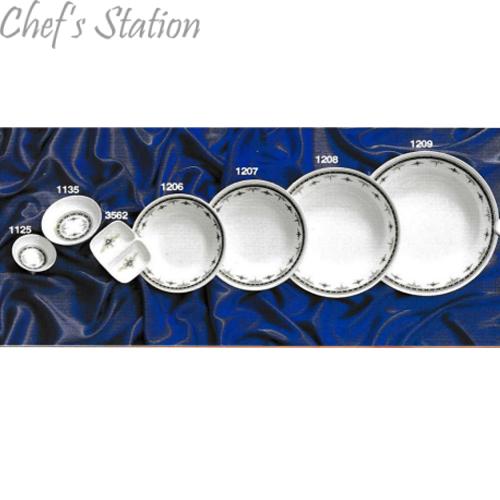 YC Hartford Sauce Dish, Double Compartment Dish, Soup Plate