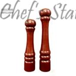 Rubber Wood Pepper & Salt Grinder