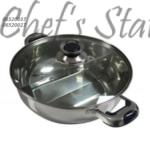 Steamboat Pot Double Compartment (Single Layer)