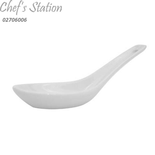 Porcelain Chinese Soup Spoon 5.25"