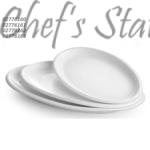 Porcelain Oval Coupe Plate