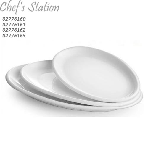 Porcelain Oval Coupe Plate