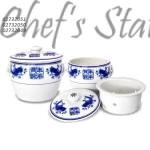 Porcelain Blue Fish Ginseng Pot