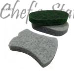 Scouring Pad Oval & Axe Shape