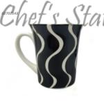 Porcelain Mug 330ml Wavy Line