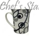 Porcelain Mug 330ml Square & Circle