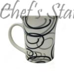 Porcelain Mug 330ml Curly Spiral