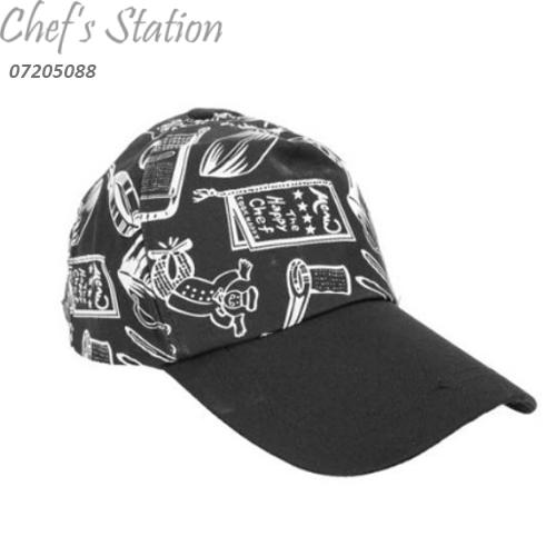 Baseball Cook Cap Cutlery Pattern