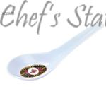 YC Red Longevity Chinese Spoon