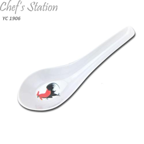 YC Rooster Chinese Spoon 6"