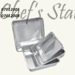 Machine-made Aluminium Square Deep Cake Tin H5.6cm