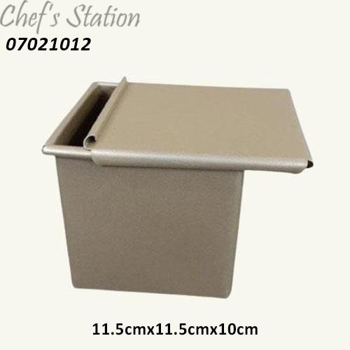 240Gram Square Bread Tin w/ Cover (Non Stick)