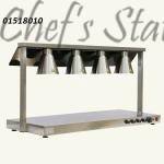 8. Food Display Warmer Four Lamp
