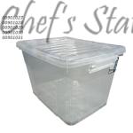 White Storage Box with Wheels 30L-165L