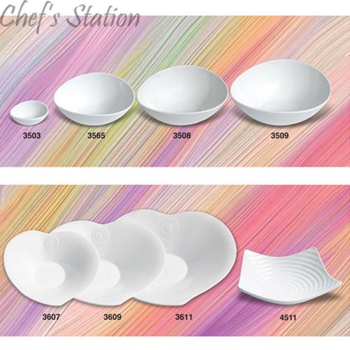 Egg Shape Dish /Bowl, Peach Shape Bowl & Square Bowl