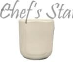 Porcelain Tall Tea Cup (Stripe)